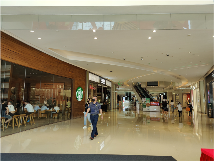 卓悦汇客流系统安装现场